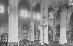 St John's Church Interior c.1902, Cirencester