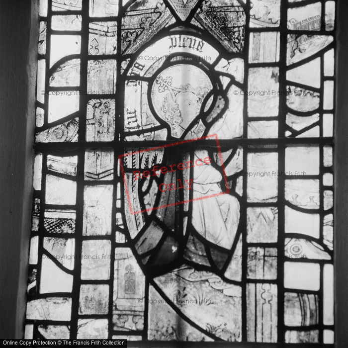 Photo of Cirencester, Stained Glass Window, St John's Church 1962