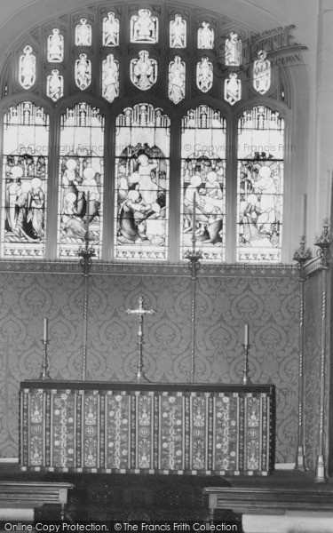Photo of Cirencester, The Altar, St John's Church c.1955