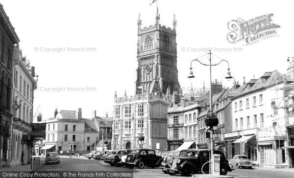 Photo of Cirencester, The Market Place c.1955