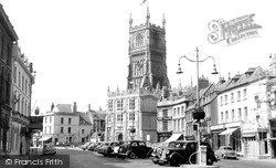 The Market Place c.1955, Cirencester