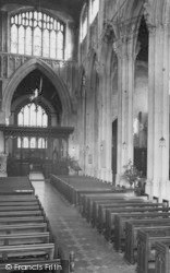 The Nave, St John's Church c.1955, Cirencester