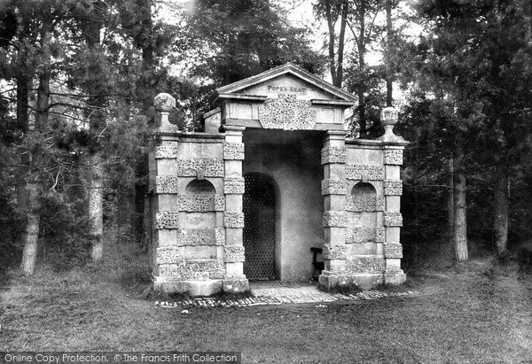 Photo of Cirencester, The Park, Pope's Seat 1898