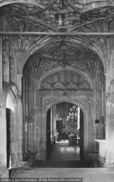 Photo of Cirencester, The Porch, St John's Church c.1955