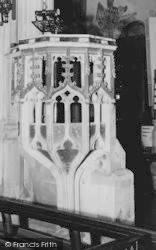 The Pulpit, St John's Church c.1955, Cirencester