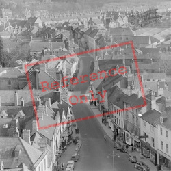 View From Abbey Tower 1962, Cirencester