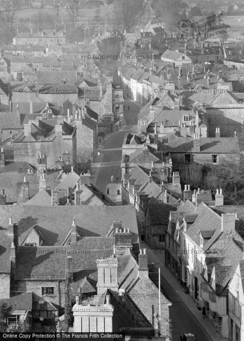Photo of Cirencester, View From Abbey Tower 1962