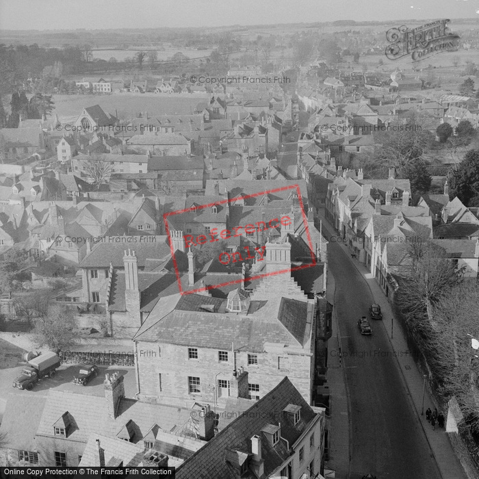 Photo of Cirencester, View From St John's Church Tower 1962