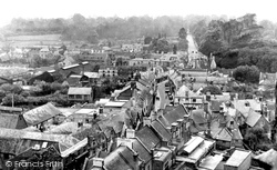 View Overlooking Castle Street c.1955, Cirencester