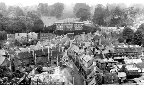 Photo of Cirencester, View Overlooking Cirencester House c.1955