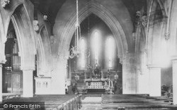 Watermoor Church Interior 1898, Cirencester