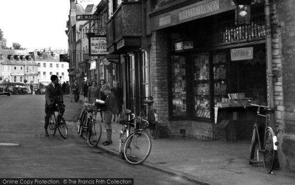 Photo of Cirencester, Wh Smith & Son, Castle Street c.1950