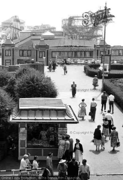 Photo of Clacton On Sea, A Kiosk At Pier Approach c.1950