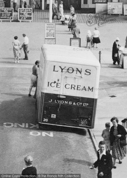Photo of Clacton On Sea, An Ice Cream Van c.1960