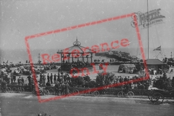 Clacton-on-Sea, Bandstand And Pier From Royal Hotel 1912, Clacton-on-Sea