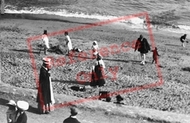 Clacton-on-Sea, Beach From Promenade 1907, Clacton-on-Sea