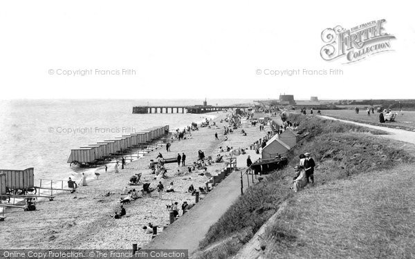 Photo of Clacton On Sea, Beach, West End 1907