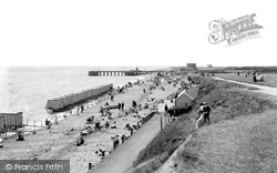 Clacton-on-Sea, Beach, West End 1907, Clacton-on-Sea