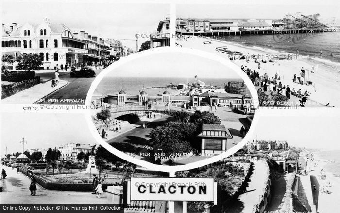 Photo of Clacton On Sea, Composite c.1949