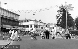 Clacton-on-Sea, Crossing Marine Parade c.1960, Clacton-on-Sea
