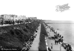 Clacton-on-Sea, East Promenade From Pier 1912, Clacton-on-Sea