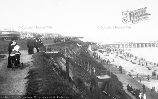 Photo of Clacton On Sea, From Cliffs 1893