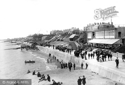 Clacton-on-Sea, Kings Promenade From Pier 1912, Clacton-on-Sea