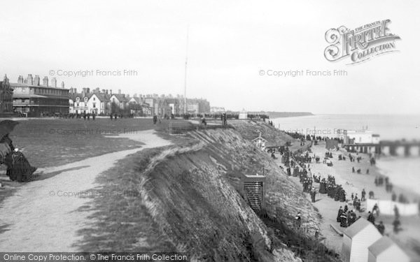 Photo of Clacton On Sea, Looking East 1891