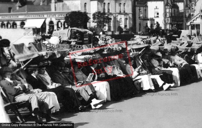 Photo of Clacton On Sea, Lounging On The Promenade 1907