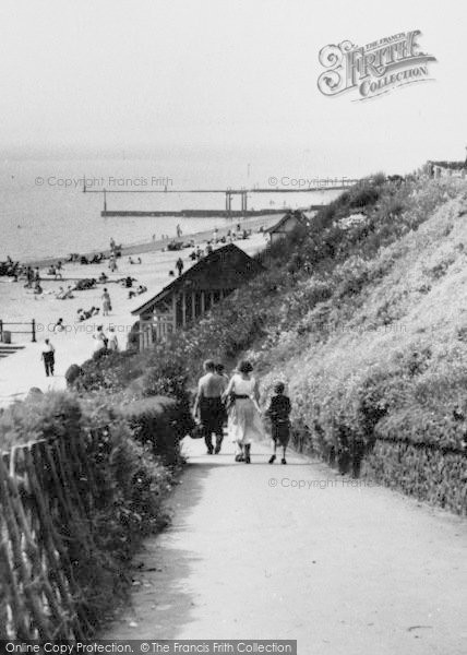 Photo of Clacton On Sea, Path To The Beach c.1950