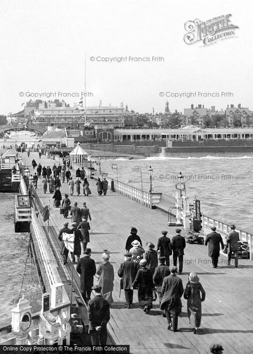 Photo of Clacton On Sea, People On  The Pier 1914