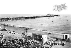 Clacton-on-Sea, Pier And Beach 1907, Clacton-on-Sea