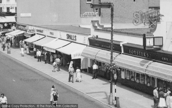 Photo of Clacton On Sea, Pier Avenue, Restaurants And Shops c.1955