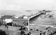 Clacton-on-Sea, Pier With Belle Steamer 1907, Clacton-on-Sea