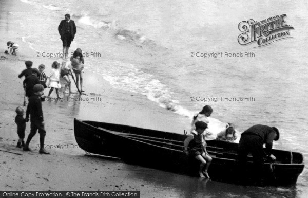Photo of Clacton On Sea, Preparing The Boat 1912