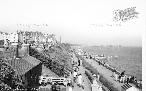 Photo of Clacton On Sea, Promenade And East Cliff c.1950