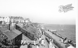 Clacton-on-Sea, Promenade And East Cliff c.1950, Clacton-on-Sea