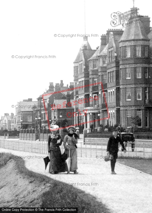 Photo of Clacton On Sea, Promenading Ladies 1904