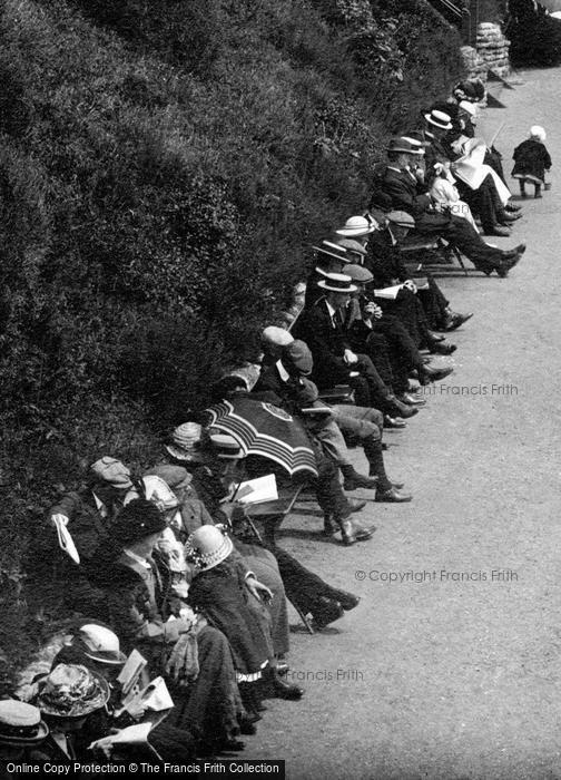 Photo of Clacton On Sea, Relaxing On East Promenade 1912