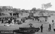 Clacton-on-Sea, Relaxing On The Beach 1912, Clacton-on-Sea