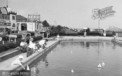 Clacton-on-Sea, Sailing Pool, Marine Parade West c.1960, Clacton-on-Sea