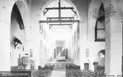 Clacton-on-Sea, St James's Church, Interior 1914, Clacton-on-Sea