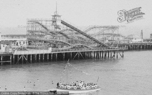 Photo of Clacton On Sea, Steel Stella Roller Coaster 1958