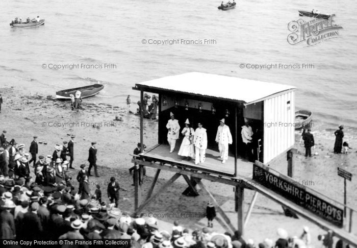 Photo of Clacton On Sea, The Beach And The Yorkshire Pierrots 1912