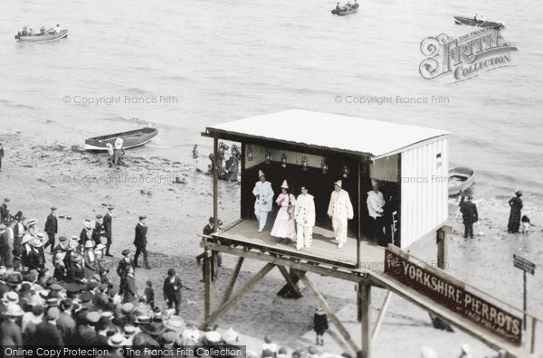 Photo of Clacton On Sea, The Beach And The Yorkshire Pierrots 1912