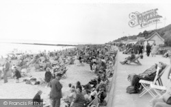 Clacton-on-Sea, The Beach c.1950, Clacton-on-Sea