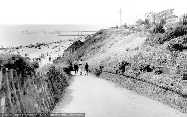 Photo of Clacton On Sea, The Beach c.1950