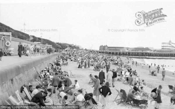 Photo of Clacton On Sea, The Sands c.1950