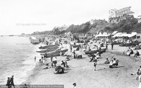 Photo of Clacton On Sea, The Sands West, From The Pier 1907