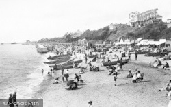 Clacton-on-Sea, The Sands West, From The Pier 1907, Clacton-on-Sea